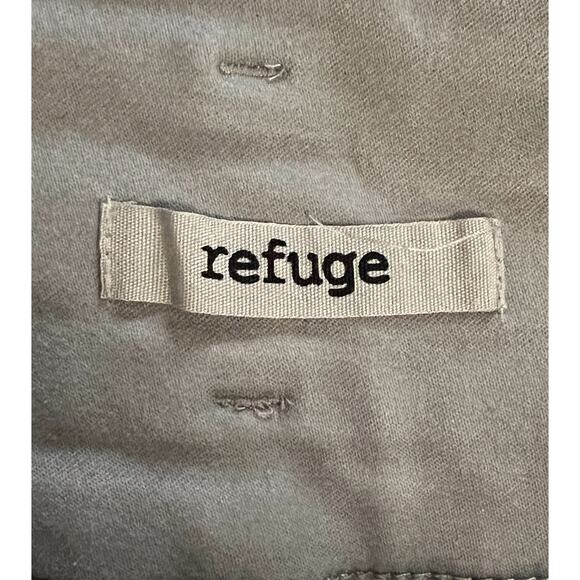 Refuge High Rise Stretch Shorts Womens Size 12 Button Fly Color Gray - Picture 3 of 5